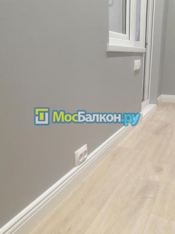 Отделка лоджии влагостойким гипсокартоном и утепление в три слоя