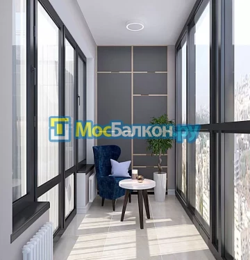 Заказать балкон в Долгопрудном цена от 1320 руб | Остекление балконов и лоджий МосБалкон
