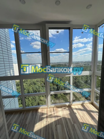 Панорамное остекление заказать под ключ по выгодной цене в Долгопрудном от компании МосБалкон