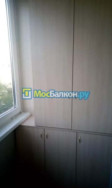 Шкаф на балкон купить в Долгопрудном на заказ недорого от МосБалкон