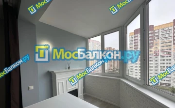 Объединение балкона и лоджии с комнатой в  Долгопрудном