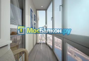 Заказать балкон в Долгопрудном цена от 1320 руб | Остекление балконов и лоджий МосБалкон