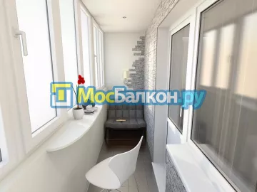 Заказать балкон в Долгопрудном цена от 1320 руб | Остекление балконов и лоджий МосБалкон