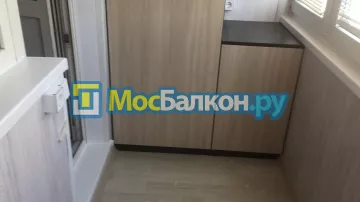 Шкаф на балкон купить в Долгопрудном на заказ недорого от МосБалкон