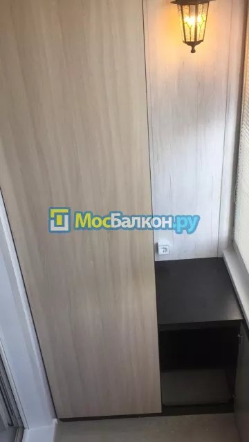 Шкаф на балкон купить в Долгопрудном на заказ недорого от МосБалкон