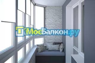 Заказать балкон в Долгопрудном цена от 1320 руб | Остекление балконов и лоджий МосБалкон