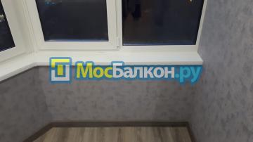Остекление балкона с утеплением и отделкой +  покраской стен