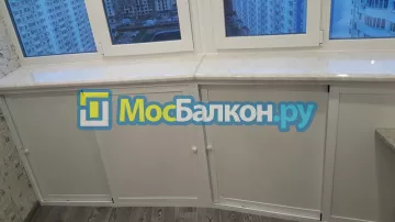 Шкаф на балкон купить в Долгопрудном на заказ недорого от МосБалкон