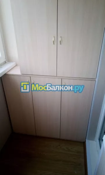 Шкаф на балкон купить в Долгопрудном на заказ недорого от МосБалкон