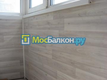 ОТДЕЛКА БАЛКОНОВ  И ЛОДЖИЙ ЛАМИНАТОМ