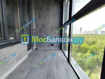Панорамное остекление балконов  и лоджий цена Москва