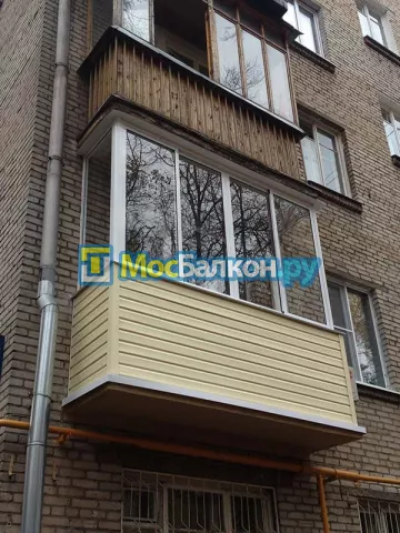 Заказать балкон в Долгопрудном цена от 1320 руб | Остекление балконов и лоджий МосБалкон