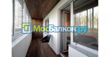 отделка балконов ламинатом примеры работ