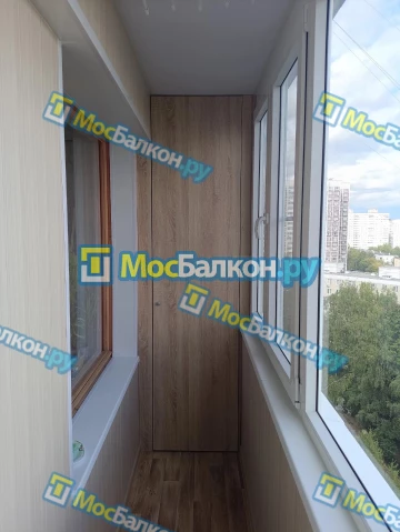 Шкаф на балкон купить в Долгопрудном на заказ недорого от МосБалкон