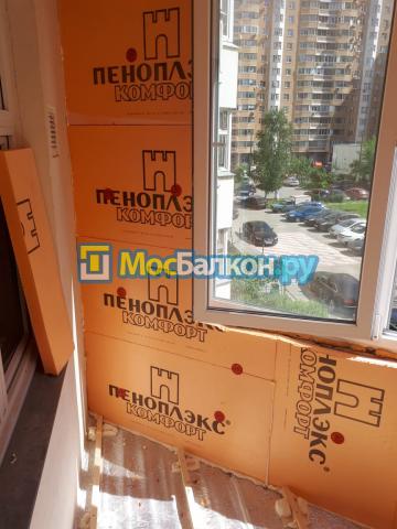 Отделка и утепление под совмещение с комнатой