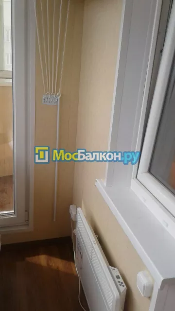 Отделка балкона и лоджии пластиковыми ПВХ панелями в Долгопрудном от компании МосБалкон