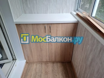 Шкаф на балкон купить в Долгопрудном на заказ недорого от МосБалкон