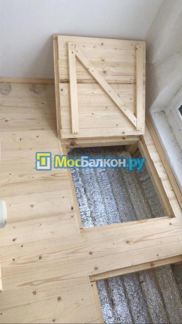 Изготовление погреба в полу