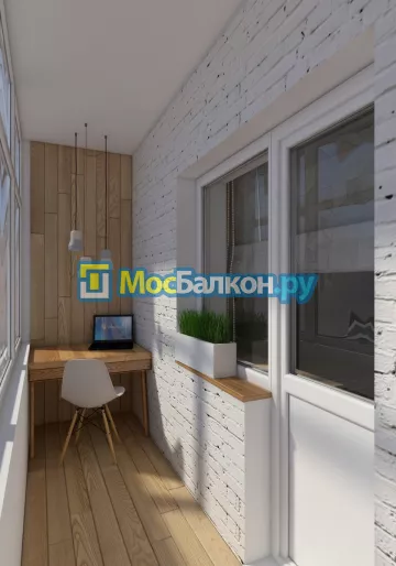Заказать балкон в Долгопрудном цена от 1320 руб | Остекление балконов и лоджий МосБалкон