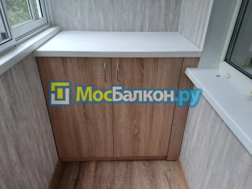 Шкаф на балкон купить в Долгопрудном на заказ недорого от МосБалкон