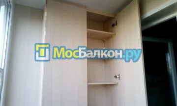 Шкаф на балкон купить в Долгопрудном на заказ недорого от МосБалкон
