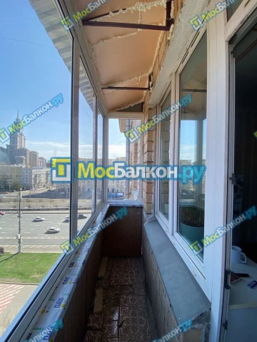 Крыша на балконе в Долгопрудном монтаж и ремонт по выгодной цене от МосБалкон