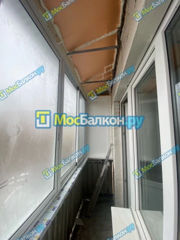 Крыша на балконе в Долгопрудном монтаж и ремонт по выгодной цене от МосБалкон