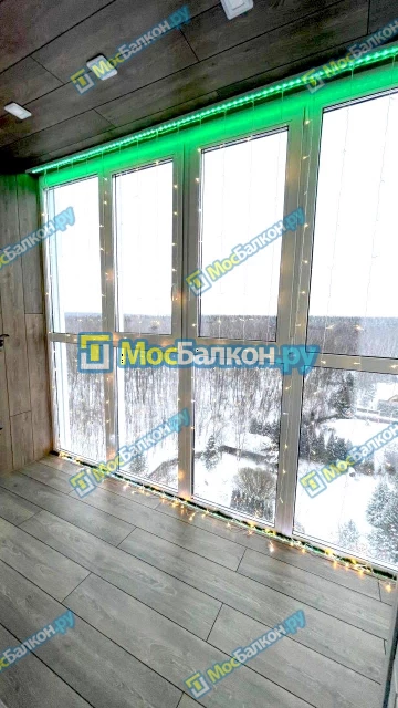 Панорамное остекление заказать под ключ по выгодной цене в Долгопрудном от компании МосБалкон
