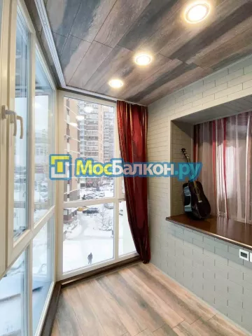 Заказать балкон в Долгопрудном цена от 1320 руб | Остекление балконов и лоджий МосБалкон
