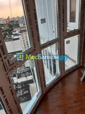 Панорамное остекление заказать под ключ по выгодной цене в Долгопрудном от компании МосБалкон
