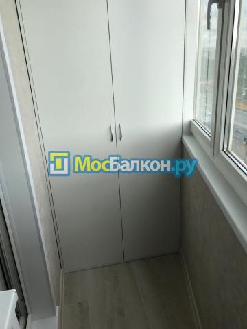 ИЗГОТОВЛЕНИЕ И УСТАНОВКА ШКАФА НА БАЛКОНЕ БЕЛОГО ЦВЕТА