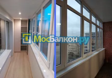 Заказать балкон в Долгопрудном цена от 1320 руб | Остекление балконов и лоджий МосБалкон