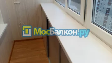 Шкаф на балкон купить в Долгопрудном на заказ недорого от МосБалкон