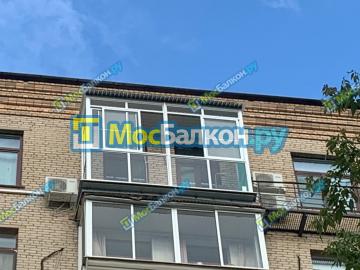 Панарамное Выносное Остекление балкона по полу