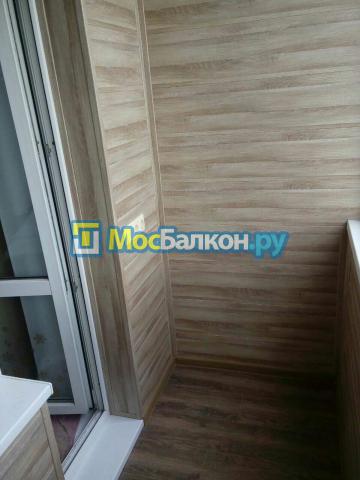 отделка балконов ламинатом примеры работ