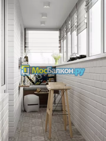 Заказать балкон в Долгопрудном цена от 1320 руб | Остекление балконов и лоджий МосБалкон