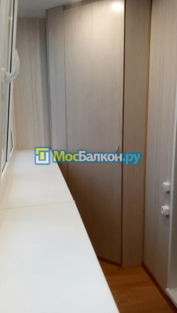 Шкаф на балкон купить в Долгопрудном на заказ недорого от МосБалкон