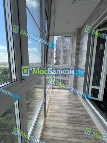 Панорамное остекление заказать под ключ по выгодной цене в Долгопрудном от компании МосБалкон