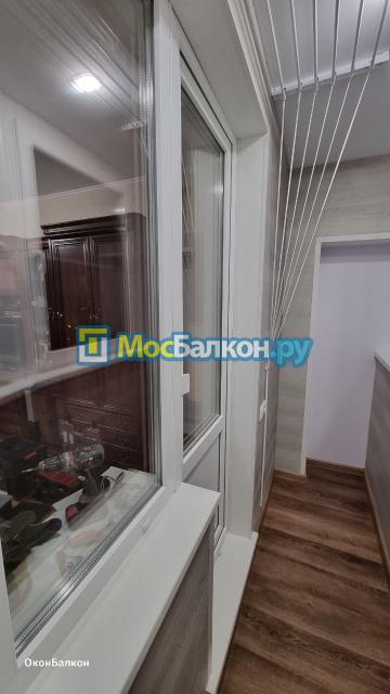 ПЛАСТИКОВОЕ ОСТЕКЛЕНИЕ И ОТДЕЛКА ЛАМИНАТОМ БАЛКОНА
