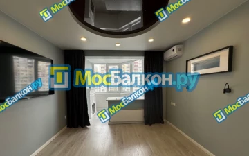 Объединение балкона и лоджии с комнатой в  Долгопрудном