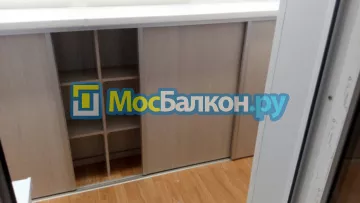 Шкаф на балкон купить в Долгопрудном на заказ недорого от МосБалкон