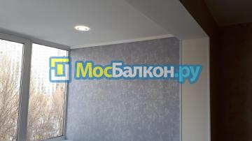 Остекление балкона с утеплением и отделкой +  покраской стен