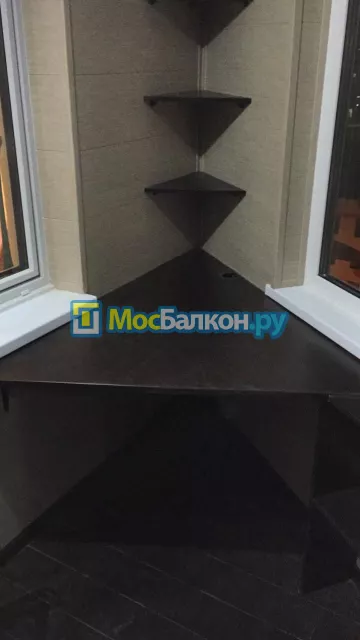 Шкаф на балкон купить в Долгопрудном на заказ недорого от МосБалкон