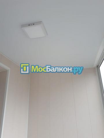 Ремонт балконов при комплексной отделки балкона под ключ, балкон 4 метра