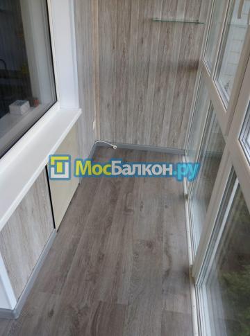 ОТДЕЛКА БАЛКОНОВ  И ЛОДЖИЙ ЛАМИНАТОМ