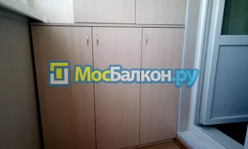 Шкаф на балкон купить в Долгопрудном на заказ недорого от МосБалкон