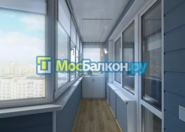 Заказать балкон в Долгопрудном цена от 1320 руб | Остекление балконов и лоджий МосБалкон