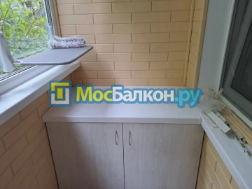 Шкаф на балкон купить в Долгопрудном на заказ недорого от МосБалкон