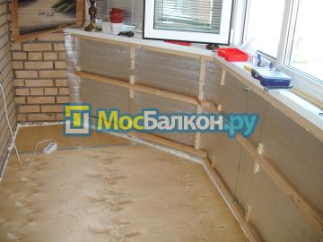 Недорогое и качественное утепление балкона